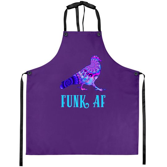 Pigeons Playing Ping Pong Funk AF PPPP Aprons