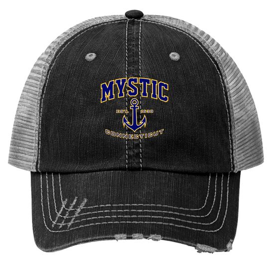 Mystic Ct For Women Men birthday christmas gift Trucker Hats