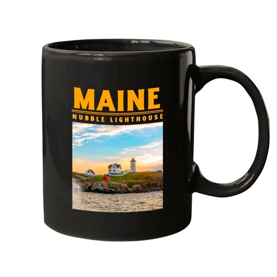 Nubble Light Maine Mugs