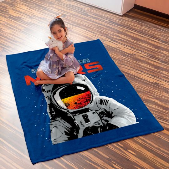 Destination Mars Baby Blankets
