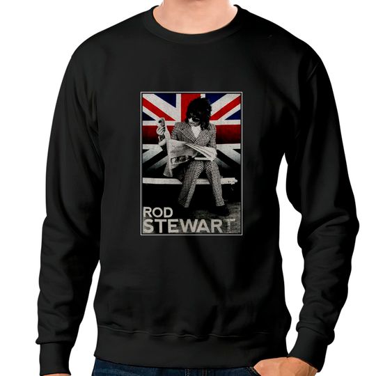Rod Stewart Plaid Union Jack Tour 2014 Sweatshirts, Rod Stewart Shirt Fan Gift, Rod Stewart Gift, Rod Stewart Vintage Shirt