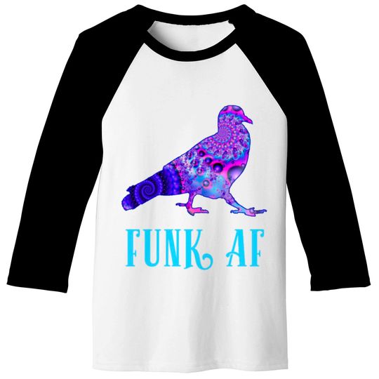 Pigeons Playing Ping Pong Funk AF PPPP Baseball Tees