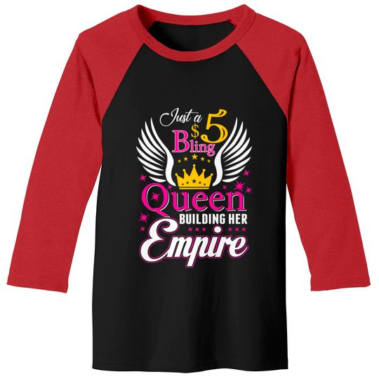 Discover 5 Bling Queen for women Ladies Paparazzi Baseball Tees