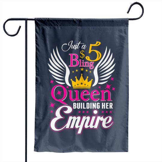 5 Bling Queen for women Ladies Paparazzi Garden Flags