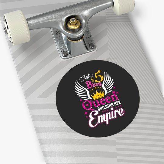 5 Bling Queen for women Ladies Paparazzi Stickers