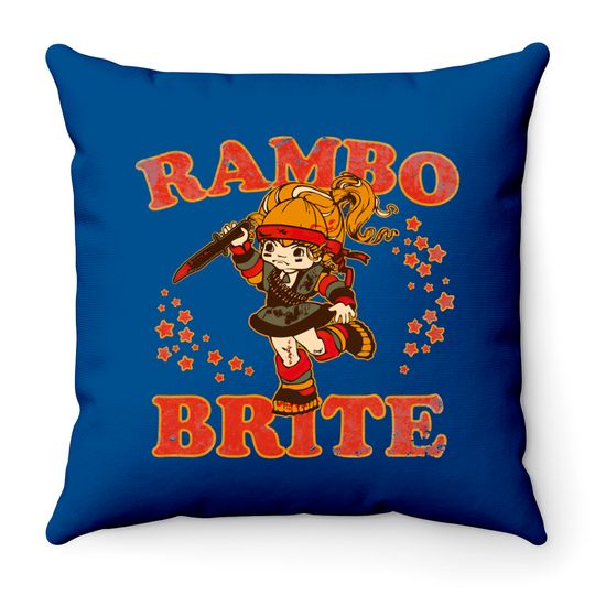 Discover Rambo Brite - Sylvester Stallone - Throw Pillows