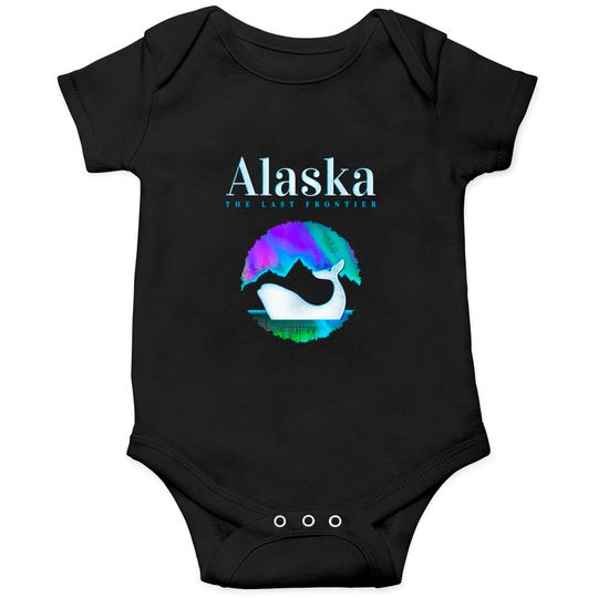 Alaska Northern Lights Orca Whale with Aurora Onesies