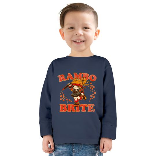 Rambo Brite - Sylvester Stallone -  Kids Long Sleeve T-Shirts