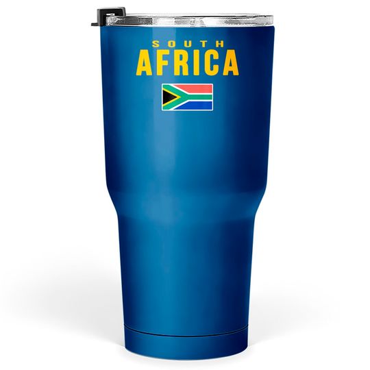 South Africa South African Flag Tumblers 30 oz
