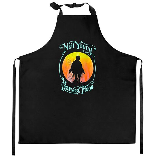 Neil young Kitchen Aprons