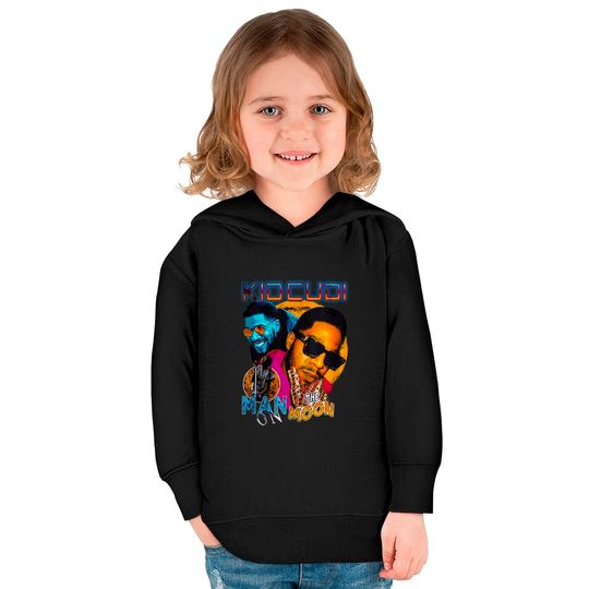 Vintage Kid Cudi 90s Bootleg Kids Pullover Hoodies