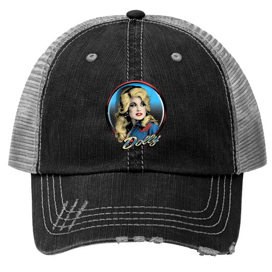 Dolly Parton Western, Dolly Parton Singer, Dolly Art Classic Trucker Hats