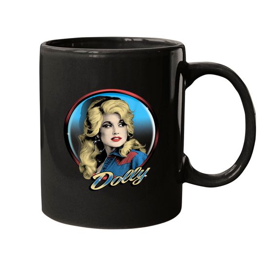 Dolly Parton Western, Dolly Parton Singer, Dolly Art Classic Mugs