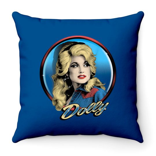 Dolly Parton Western, Dolly Parton Singer, Dolly Art Classic Throw Pillows