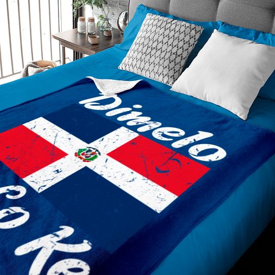 Dimelo Ke Lo Ke Dominican Republic Flag Baby Blankets