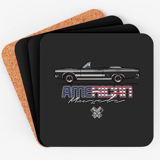 Multi-Color Body Option Apparel GTX - 1968 Plymouth Gtx - Coasters