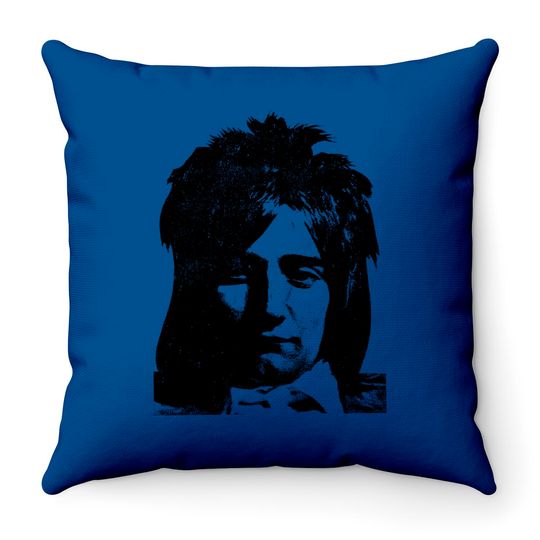 Discover Rod Stewart face Throw Pillows/mod/faces