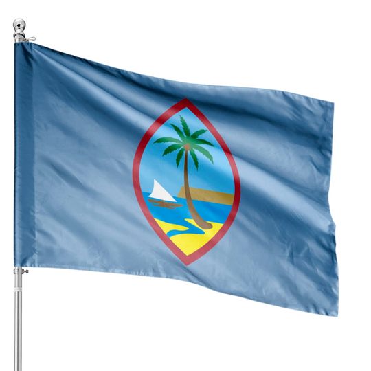 Discover Guam Flag Seal House Flags