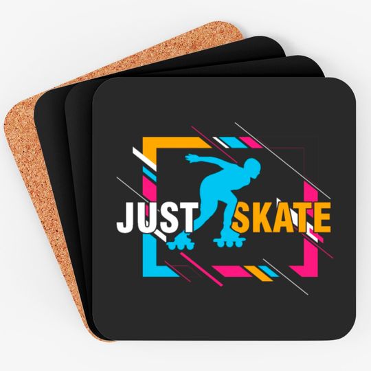 Inline Skating Skaters Sporty Designs Coasters Coasters