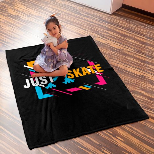 Inline Skating Skaters Sporty Designs Baby Blankets Baby Blankets