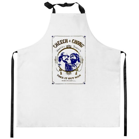 Cheech and Chong Toke It Out Man Kitchen Aprons
