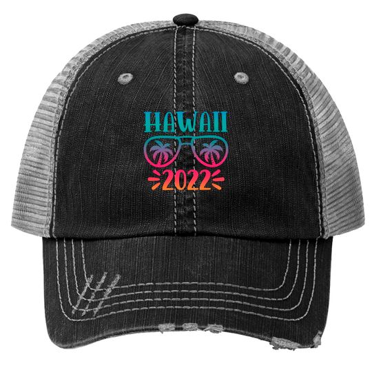 Discover Hawaii 2022 State Of USA Hawaii 2022 Trucker Hats