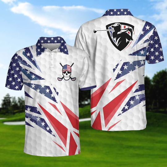 Golf Texture Swing Golf Polo Shirt