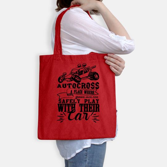 Funny Autocross Shirt Bags