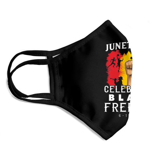 Happy Juneteenth 1865 Black Freedom Face Masks