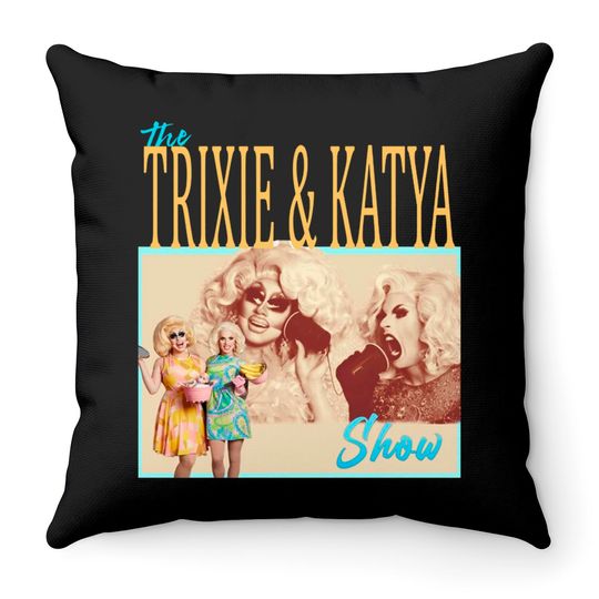 Discover Trixie Katya The Show Throw Pillows