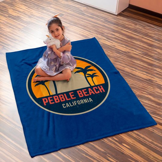 Pebble Beach California - Pebble Beach California - Baby Blankets
