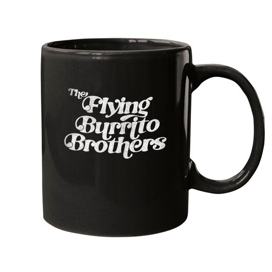 Discover Flying Burrito Brothers // Retro Faded Style Fan Art Design - Gram Parsons - Mugs