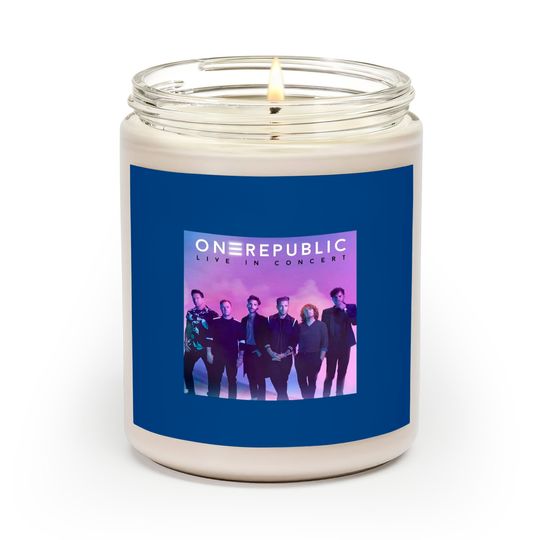 OneRepublic band Scented Candles, OneRepublic fan Scented Candles, OneRepublic 2022 Scented Candles