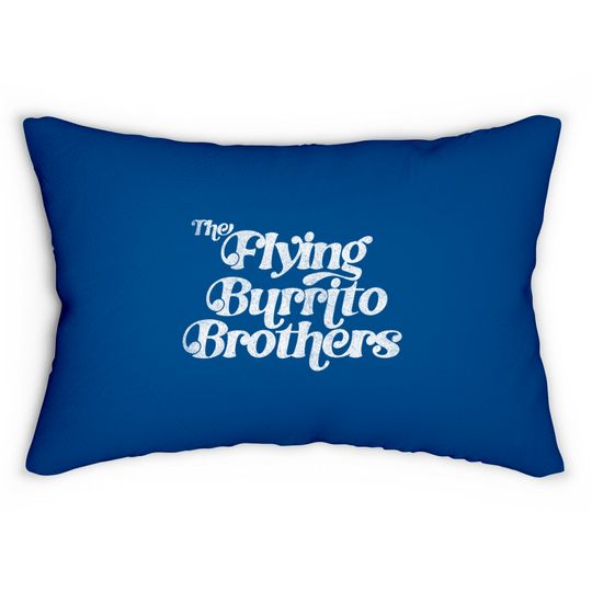 Flying Burrito Brothers // Retro Faded Style Fan Art Design - Gram Parsons - Lumbar Pillows