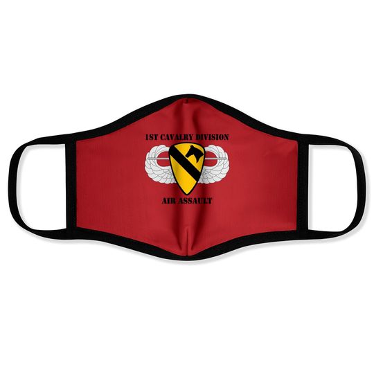 1st Cavalry Division Air Assault W/Text Face Masks