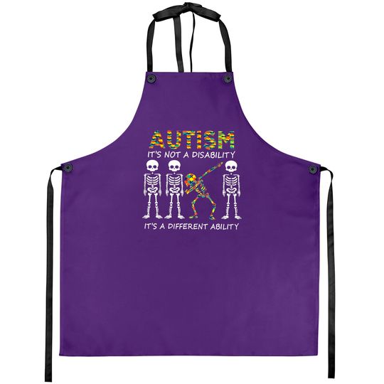 Discover Autism It's Not A Disability Aprons