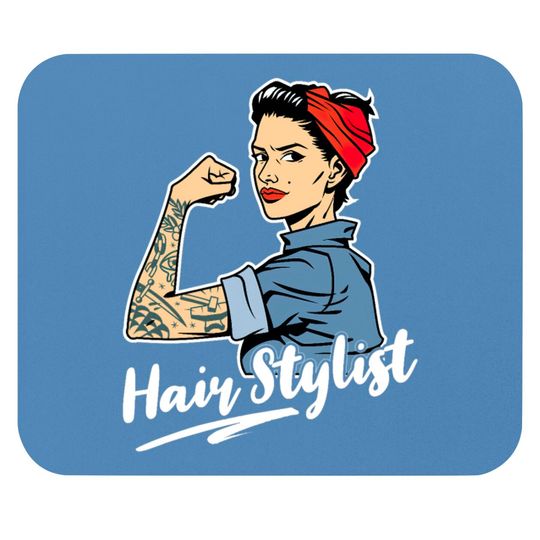 Discover Hair Stylist Barber Mouse Pads