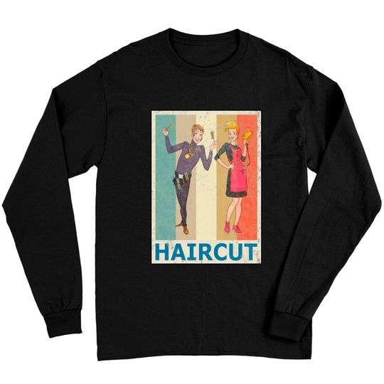 Discover Hairdresser Hair Stylist Vintage Retro Style Long Sleeves