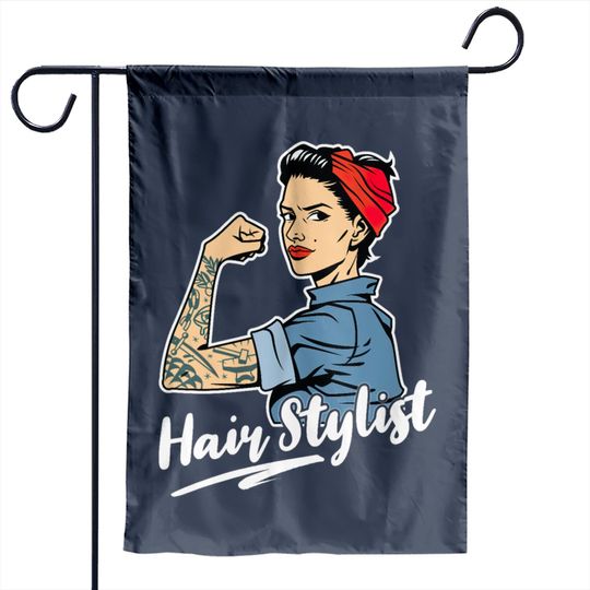 Hair Stylist Barber Garden Flags
