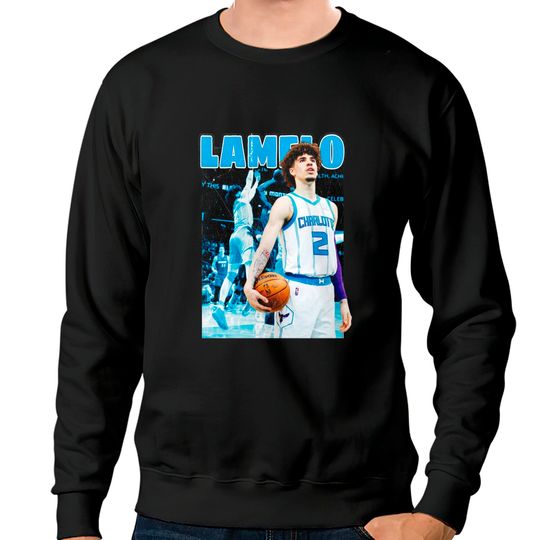 Discover Lamelo Ball 90s Vintage Bootleg Rap Tee HipHop Sweatshirts, Basketball Sweatshirts