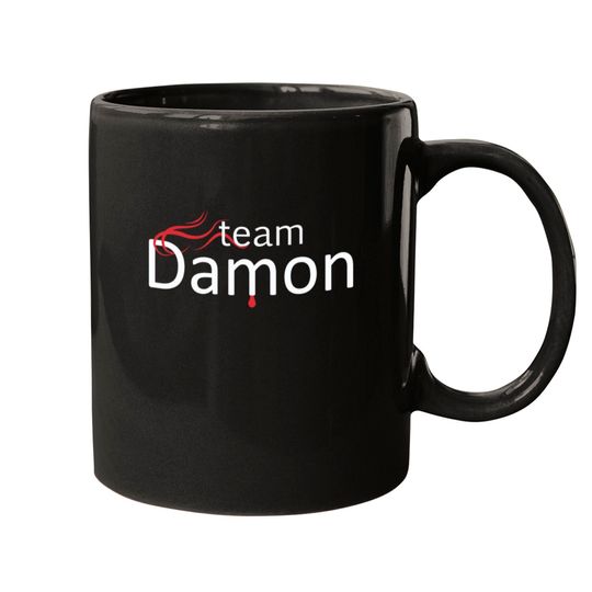 Team Damon - The vampire Mugs