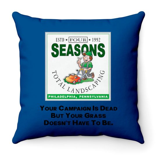 Four Seasons Total Landscaping Throw Pillow, Philadelphia, PA Throw Pillows
