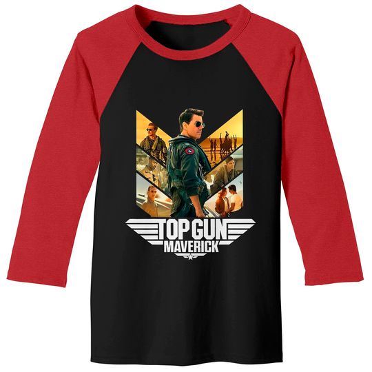 Top Gun Maverick Baseball Tees