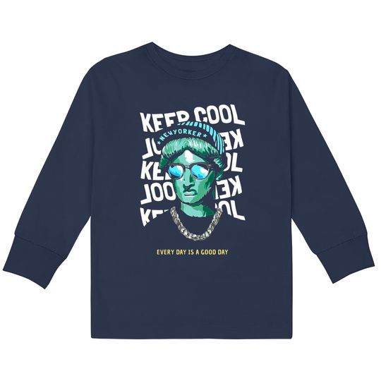 Discover new york liberty statue  Kids Long Sleeve T-Shirts