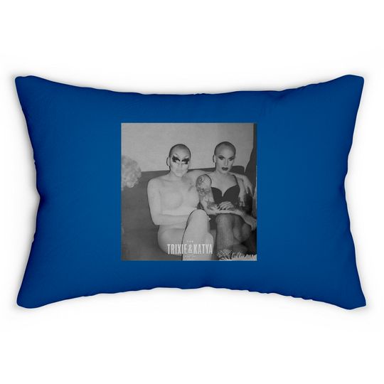Vintage TRIXIE KATYA Show Lumbar Pillows, Trixie Mattel, Katya Zamolodchikova, Drag Queen Lumbar Pillows