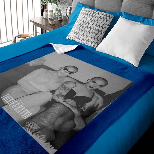 Vintage TRIXIE KATYA Show Baby Blankets, Trixie Mattel, Katya Zamolodchikova, Drag Queen Baby Blankets