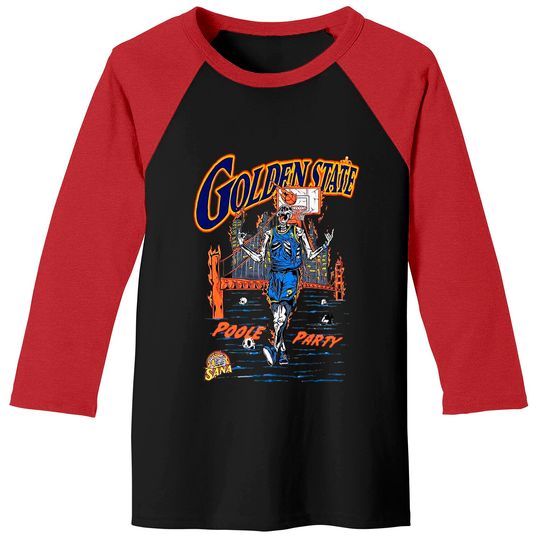 Jordan Poole Vintage 90s Style Baseball Tees