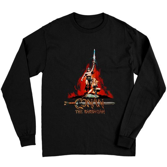 Conan the Barbarian Unisex Shirt | Cult Film 80s horror Vintage Long Sleeves