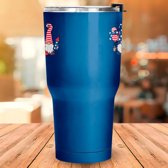 4th of July Gnome Tumblers 30 oz, 4th of July Tumblers 30 oz, Gnome Tumblers 30 oz, Patriotic Tumblers 30 oz