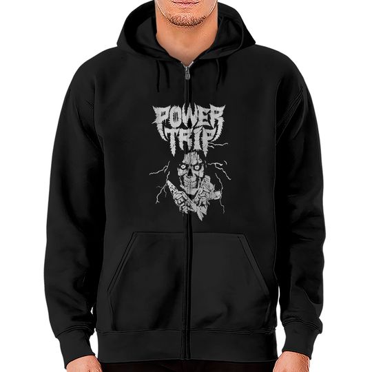 Discover Power Trip Thrash Crossover Punk Top Gift Zip Hoodies